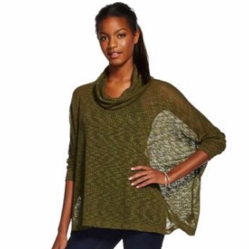 Knox Rose Cowlneck Pancho Top